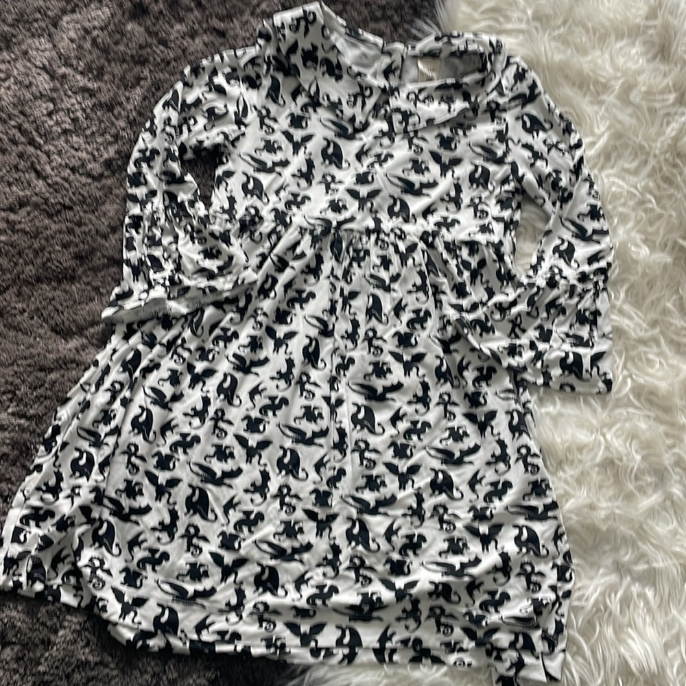 Kate Quinn 4T Bamboo Drakes Dragons Wyverns Dress Bamboo